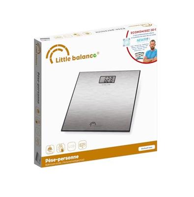 Personenweegschaal - LITTLE BALANCE - 8159 - EXCLUSIEF - 180 kg / 100 g - RVS