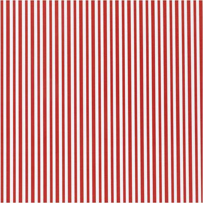 Creativ Company Inpakpapier, strepen, b: 50 cm, 80 gr, rood/wit, 5 m/ 1 rol