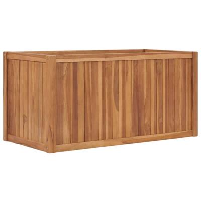 Plantenbak verhoogd 100x50x50 cm massief teakhout Plantenbak verhoogd 100x50x50 cm massief teakhout