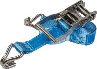 Delta 2-delige sjorband met rvs ratel en haken | volgens en 12195-2 | 35 mm - co.sb.rvs.035.09 co.sb.rvs.035.09 - thumbnail