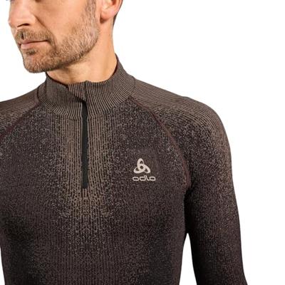 Odlo Blackcomb Eco Turtle Neck HalfZip LS Heren Odlo Blackcomb Eco Turtle Neck HalfZip LS Heren