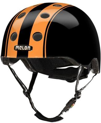 Melon helm urban active double orange black glossy m-l