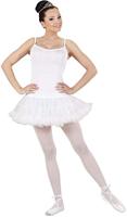 Ballerina pakje vrouw wit - thumbnail