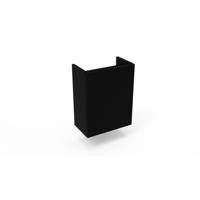 Fonteinkast Arcqua Luna Mat Zwart Zonder Fontein - thumbnail