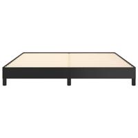 Bedframe kunstleer zwart 160x200 cm - thumbnail