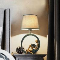 Moderne bed lezing standbeeld basis lamp huis decoratie lichte kleur: dimmer switch 3W wit gloeilamp - thumbnail