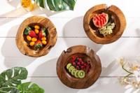 Massieve kom NATURE ROOT 30cm natuurlijk teakwortelhout - 18117 - thumbnail