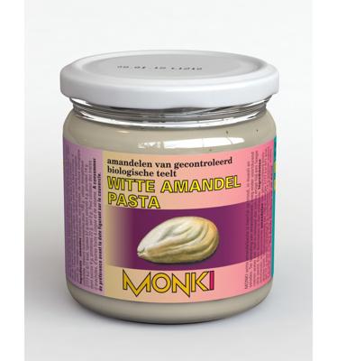 Monki Witte amandelpasta eko bio 330 Gram