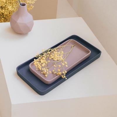 Zuiver Tray 'Rebel' Set van 2 stuks, kleur Blauw/Roze Zuiver Tray 'Rebel' Set van 2 stuks, kleur Blauw/Roze