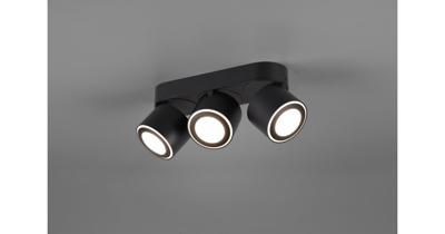 Trio Zwarte led spotTaurus 3-lichts - 652910332
