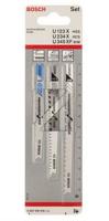 Bosch Accessoires 3-delige decoupeerzaagbladenset U 123 X; U 234 X; U 345 XF 1st - 2607010516 - thumbnail
