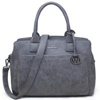 Chique handtas schoudertas PU ISABELLA Grijs - thumbnail