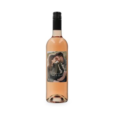 Wijn met bedrukt etiket - Belvy - Rosé