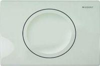 Geberit Delta-15 enkele drukplaat wit - thumbnail