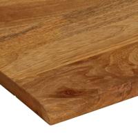 Tafelblad met natuurlijke rand 100x80x2,5 cm massief mangohout - thumbnail