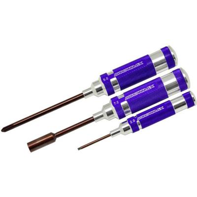 ArrowMax AM-290904 Gereedschapsset Kruiskop schroevendraaier maat: 5, Binnenzeskant schroevendraaier maat: 7, Buitenzeskant schroevendraaier maat: 2