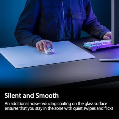 Asus ROG Moonstone Ace L Gaming muismat Antislip Wit Asus ROG Moonstone Ace L Gaming muismat Antislip Wit