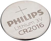 Philips Knoopcel CR2016 3 V 1 stuk(s) Lithium Minicells - thumbnail