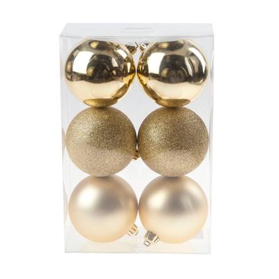 Cosy @Home Kerstballen Rose goud ø 8 cm - 6 Stuks Cosy @Home Kerstballen Rose goud ø 8 cm - 6 Stuks