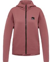 Jack wolfskin Mogari Hooded Fz Fleece Dames Mineral Red M - thumbnail