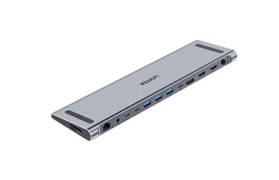 UNITEK KVM 4K, USBC, HDMI DOCKINGSTATION MET STANDAARD