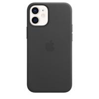 Apple leather case iPhone 12 Mini Black - thumbnail