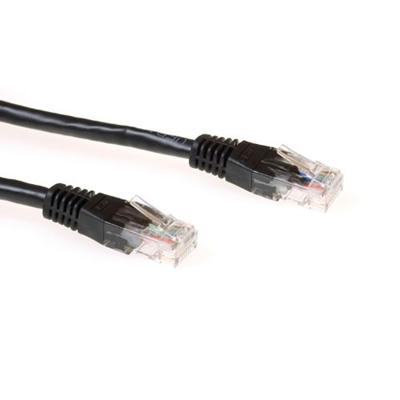 ACT IB4203 U/UTP CAT6A Patchkabel Zwart - 3 meter
