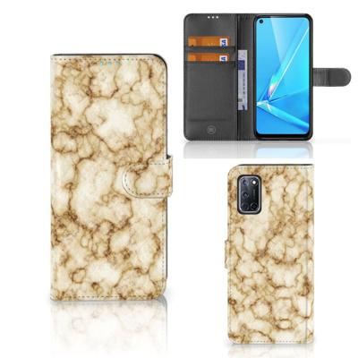 OPPO A72 | OPPO A52 | Bookcase | Marmer Goud