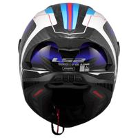 LS2 integraalhelm "ff805 thunder carbon gp diamond helmet ff805 thunder gp raute l blue/red - thumbnail