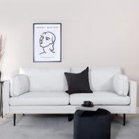 Nohr 3-zits Bank 'Tylan' kleur Beige - thumbnail