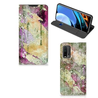 Bookcase Xiaomi Poco M3 | Redmi 9T Letter Painting Bookcase Xiaomi Poco M3 | Redmi 9T Letter Painting