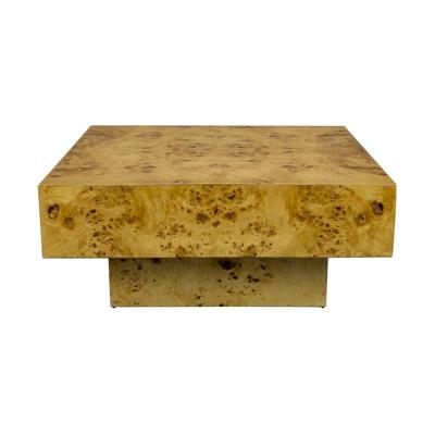 Dutchbone Salontafel 'Quinn' Eucalyptushout, 90 x 90cm