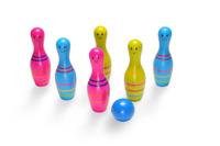 BS Toys houten bowlingset skittels junior, 7dlg. - thumbnail