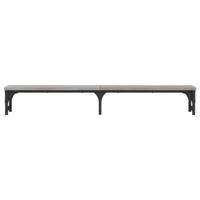 Monitorstandaard 105x23x15,5 cm bewerkt hout grijs sonoma - thumbnail