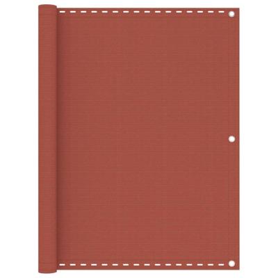 VidaXL Balkonscherm 120x500 cm hdpe terracotta
