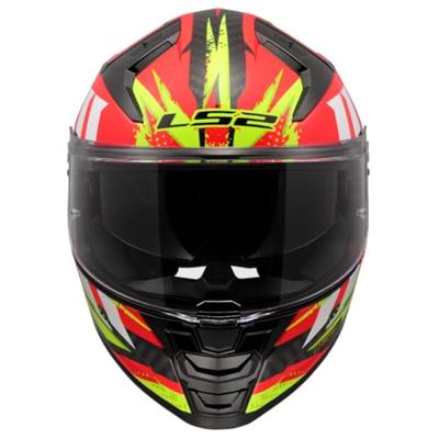 LS2 integraalhelm "ff811 vector ii carbon tantic". helmet ff811 vector ii tantic s red/yellow
