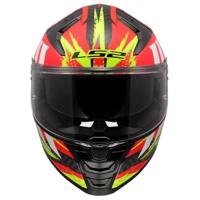 LS2 integraalhelm "ff811 vector ii carbon tantic". helmet ff811 vector ii tantic xl red/yellow - thumbnail