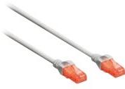 Digitus DK-1617-200 RJ45 Netwerkkabel, patchkabel CAT 6 U/UTP 20.00 m Grijs Vlambestendig, Halogeenvrij, Rond, Verdraaide paren, Onafgeschermd 1 stuk(s) - thumbnail