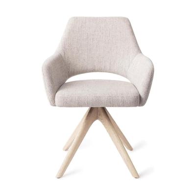 Jesper Home Yanai eetkamerstoel Pigeon revolve oak bleach