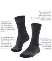 Falke TK2 Explore Wandelsok Heren Nature Mel 42-43 - thumbnail