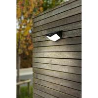 ECO-Light LED-Solar-Aussenwandl. m. BWM WINGS 6915101330 Wandlamp op zonne-energie LED 3.7 W Zwart - thumbnail