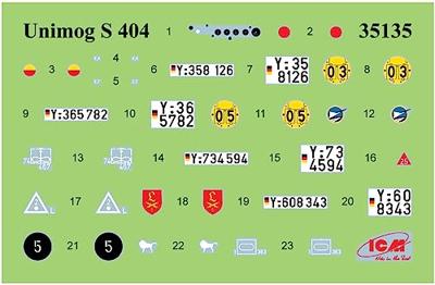 ICM Unimog S 404, German military truck 1/35 ICM Unimog S 404, German military truck 1/35