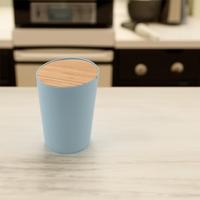 POINT-VIRGULE - Keukenhulpen - Afvalbakje Mist Blauw - thumbnail