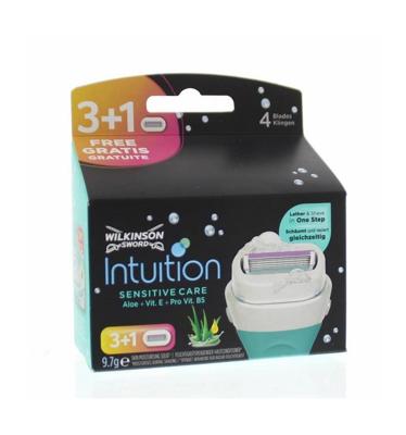 Wilkinson Wilkinson Sword Intuition Sensitive Care Scheermesjes - 4 Stuks
