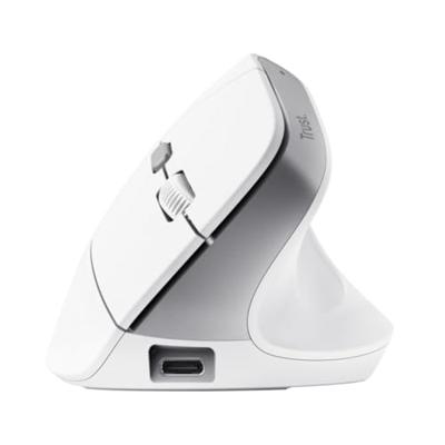 Ergonomische Optische Muis Trust 25398 Wit 2400 dpi - thumbnail