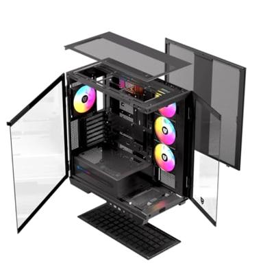 ATX Semi-toren BehuizingNfortec Zwart