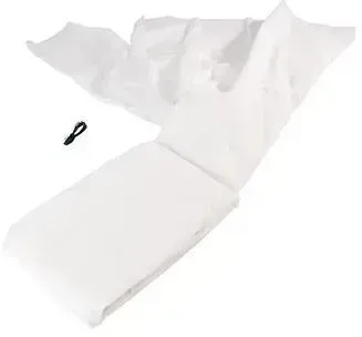 Nature Winterafdekhoes wit koord h75b48cm