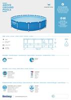 Bestway Steel Pro Zwembad - Ø 366 x 76 cm met filterpomp - thumbnail