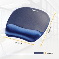 Fellowes muismat met polssteun Memory Foam saffier - thumbnail