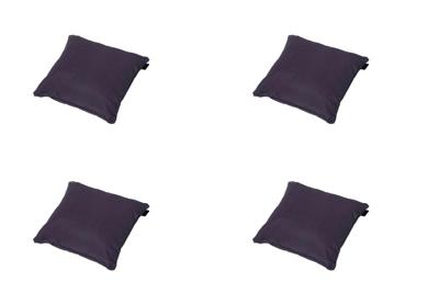 Pillow 45 x 45 grey piping Panama grey (4 stuks) Madison - Madison